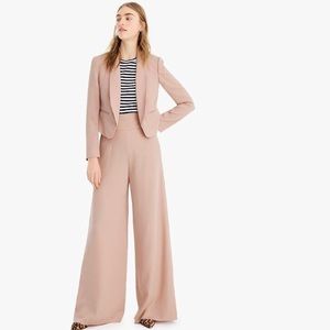J. Crew Tencel Dobby Wide Leg Pants